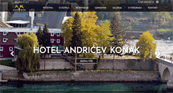 Desktop Screenshot of hotelandricevkonak.com
